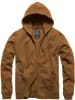 Vintage Industries Sweatjacke in Braun