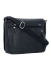 Leonhard Heyden Berlin Messenger Umhängetasche Leder 32 cm Laptopfach schwarz