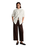 Marc O'Polo DENIM Bluse mit Raffungen relaxed in Silky White
