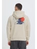 BLEND Kapuzensweatjacke BHJapa in Beige