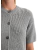Marc O'Polo Kurzarm-Cardigan loose in grey granite melange