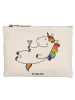 Mr. & Mrs. Panda Schminktasche Einhorn Blümchentail ohne Spruch in Weiß