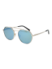 Serengeti Unisex Sonnenbrille Flieger Silber