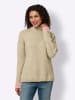 Heine Stehkragenpullover in beige-meliert