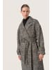 Soaked in Luxury Jacke SLMabel Oversize fit in Black and White Twill