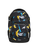 Coocazoo Schulrucksack-Set MATE Crazy Artnight 2-tlg., in Schwarz/Blau/Gelb