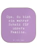 Mr. & Mrs. Panda Tischschoner Spruch Opa Schatz mit Spruch in Lavendeltraum