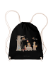 Mr. & Mrs. Panda wander rucksack Waldtiere Picknick mit Spruch in Schwarz