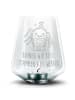 Mr. & Mrs. Panda Gravur Windlicht Spinne Agathe Brief mit Spruch in Transparent