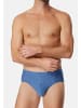 Schiesser Mini Slip / Unterhose 95/5 Essentials Cotton in Dunkelblau