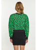 myMo Damen Sweatshirt in Grün Leo