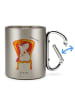 Mr. & Mrs. Panda Thermobecher Einhorn Prinzessin ohne Spruch in Silber