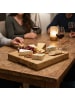 relaxdays Hackbrett in Natur - (B)45 x (H)5,5 x (T)35 cm