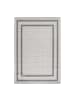 KADIMA DESIGN Teppich Outdoor Flachgewebe Bordüre Polypropylen Balkon in Creme