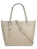 Cluty Handtasche echt Leder in beige