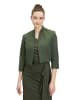 Vera Mont Blazer-Jacke ohne Verschluss in Avocado Green