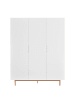home24 Drehtürenschrank LINDHOLM in Weiß