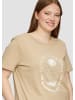 QS T-Shirt in 83D0_hellbraun