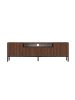 CALICOSY TV-Möbel OLIVER in Nussbaum - (W) 160  x (H) 50  x (L) 35 cm