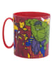 MARVEL Avengers Becher Mikrowellengeeigneter Kunststoffbecher 390ml