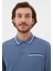 Finn Flare Langarmpolo Classic in grey-blue