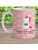 Mr. & Mrs. Panda Tasse Einhorn Fotograf mit Spruch in Rot Pastell