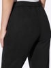 Heine Velourslederimitat-Hose in schwarz