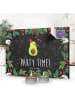 Mr. & Mrs. Panda Adventskalender Avocado Party Zeit mit Spruch in Kreidetafel
