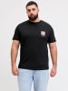 JACK & JONES PLUS T-shirt in Black