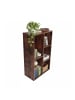 relaxdays Bücherregal in Braun - (B)50 x (H)80 x (T)24 cm