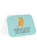 Mr. & Mrs. Panda Topflappen Fuchs Lord mit Spruch in Türkis Pastell