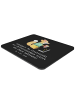 Mr. & Mrs. Panda Mouse Pad Designer Magie mit Spruch in Schwarz