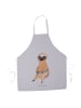 Mr. & Mrs. Panda Grillschürze Faultier Kaffee ohne Spruch in Grau Pastell