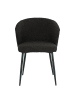 home24 Polsterstuhl MARETH 2er-Set in Schwarz