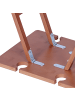 relaxdays Picknick Weintisch in Braun - (B)40 x (H)20 x (T)30 cm