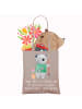 Mr. & Mrs. Panda Shopping Tasche Lieber Gärtner mit Spruch in Braun Pastell
