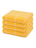 Ross 4 X Handtuch im Set Sensual Skin Karo in Ginster