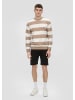 QS Sweatshirt langarm in Beige