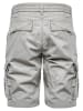 Humy Bermuda Chino Shorts mit Gürtel und Cargo Design A&S in Hellgrau