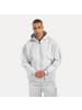 SMILODOX Zip Hoodie Cedrik in Grau Melange