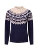 Marie Lund Strickpullover in marine kitt - 0002