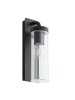 Brilliant Aosta Außenwandleuchte hängend in schwarz matt