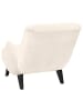 58 aufm Kessel Sessel Kajsa 71x80x101 Bezug Samtvelours Buche schwarz/creme