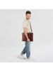 Plevier Power Aktentasche Leder 41.5 cm Laptopfach in cognac