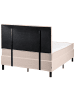 Beliani 4-tlg Doppelbett COUNTESS in Beige/Braun