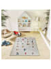 Atticgo Waschbarer Kinderteppich CANDY in mehrfarbig