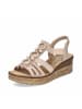 rieker Keilsandalen für Damen in creme