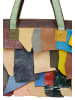 IZIA Women Tote Bag in Green Multicolor