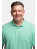 Men Plus Poloshirt in blaugrün