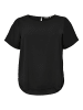 ONLY Carmakoma Design Bluse Plus Size Curvy Shirt Übergröße in Schwarz